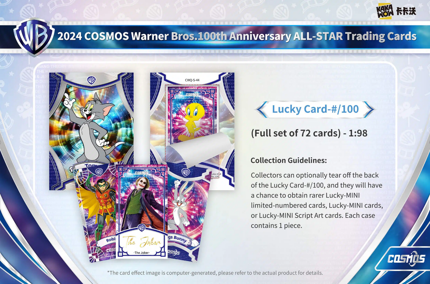 2024 Kakawow Cosmos Warner Bros. 100th Anniversary Hobby Box