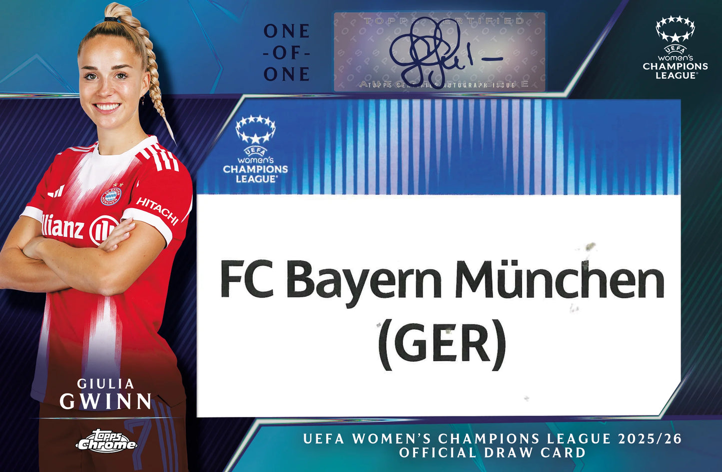 2025/26 Topps Chrome UEFA Women´s Champions League Hobby Box