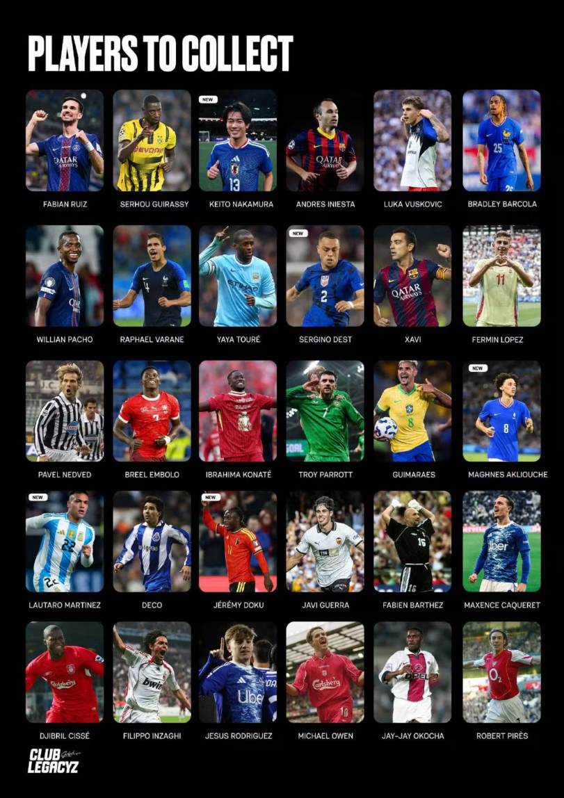 Club Legacyz Icons World Heroes - Minibox