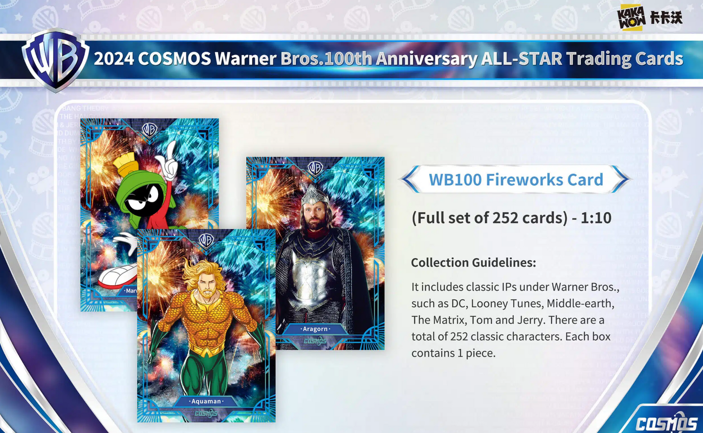 2024 Kakawow Cosmos Warner Bros. 100th Anniversary Hobby Box