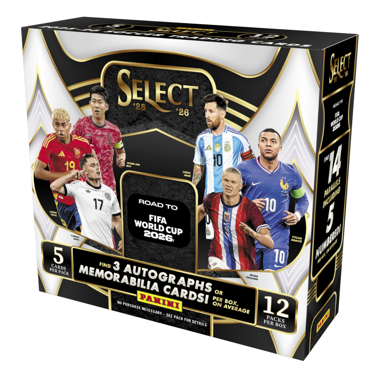 2025/26 Panini Select Road to FIFA World Cup Soccer Hobby Box