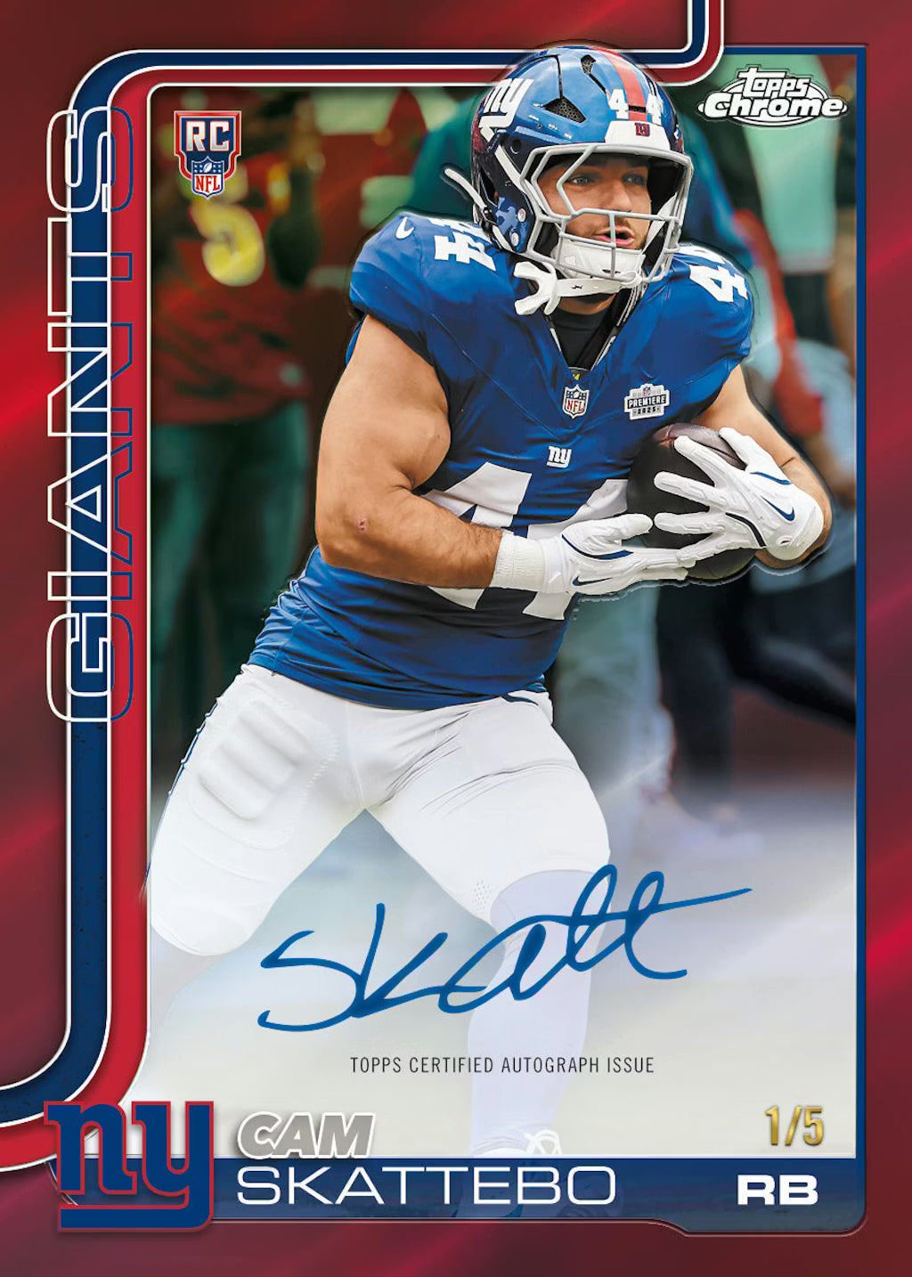 2025 Topps Chrome Football Value Box