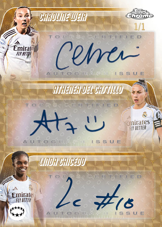 2025/26 Topps Chrome UEFA Women´s Champions League Hobby Box