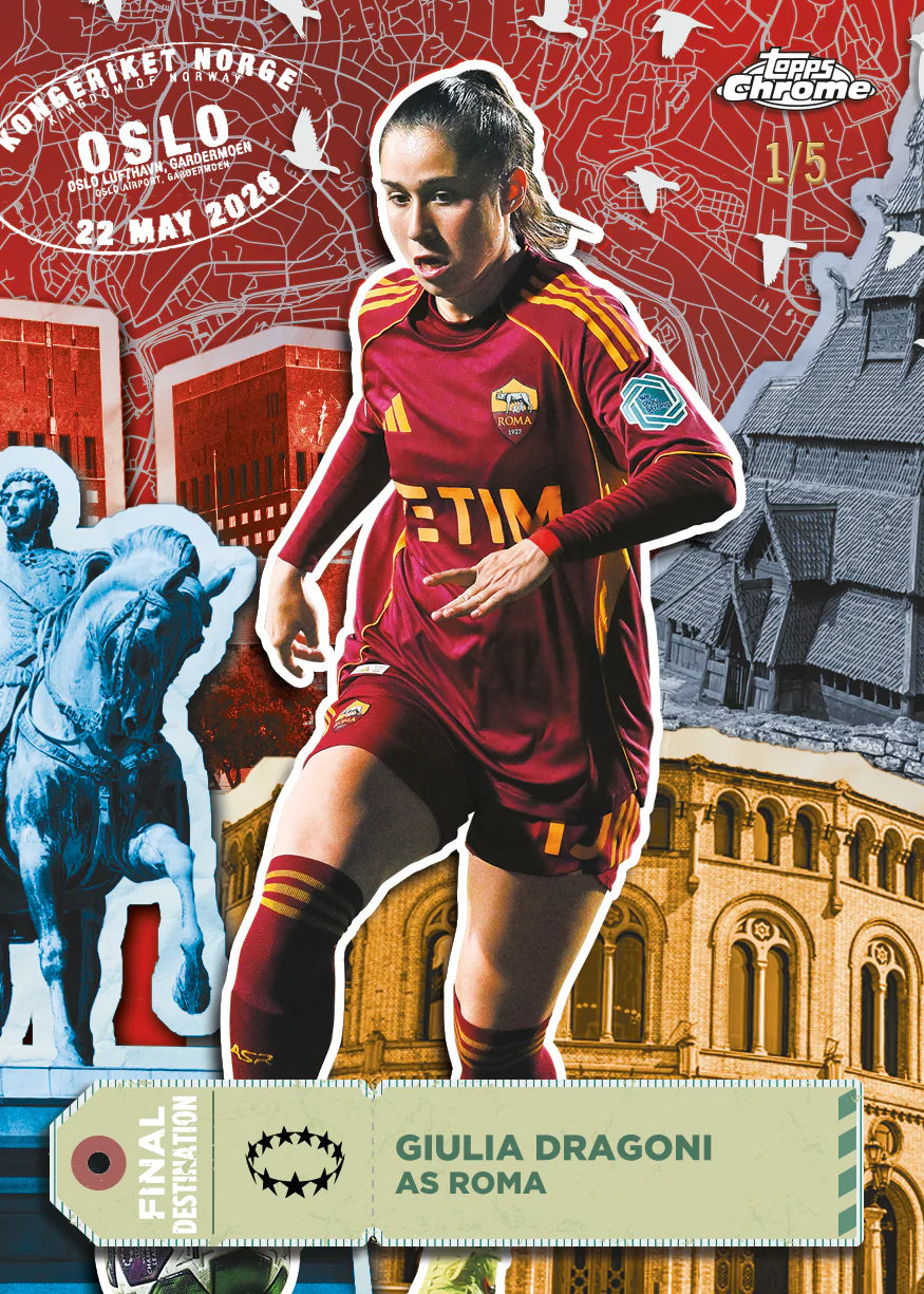 2025/26 Topps Chrome UEFA Women´s Champions League Hobby Box