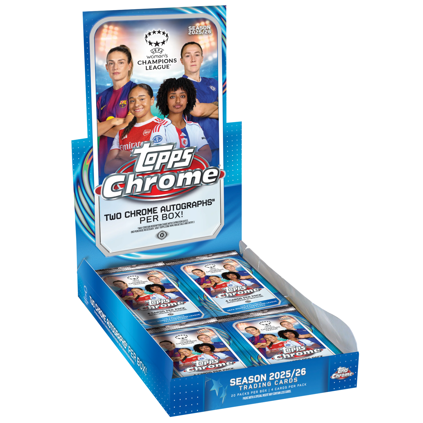 2025/26 Topps Chrome UEFA Women´s Champions League Hobby Box