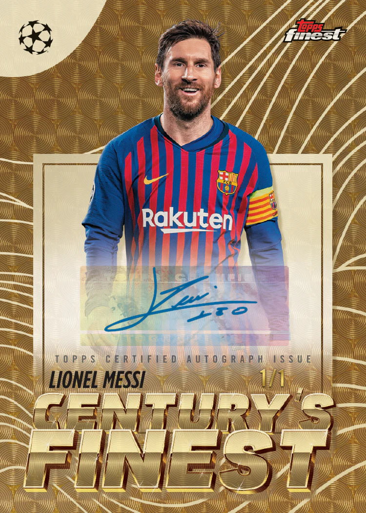 2025/26 Topps Finest UEFA Club Competitions Hobby Box