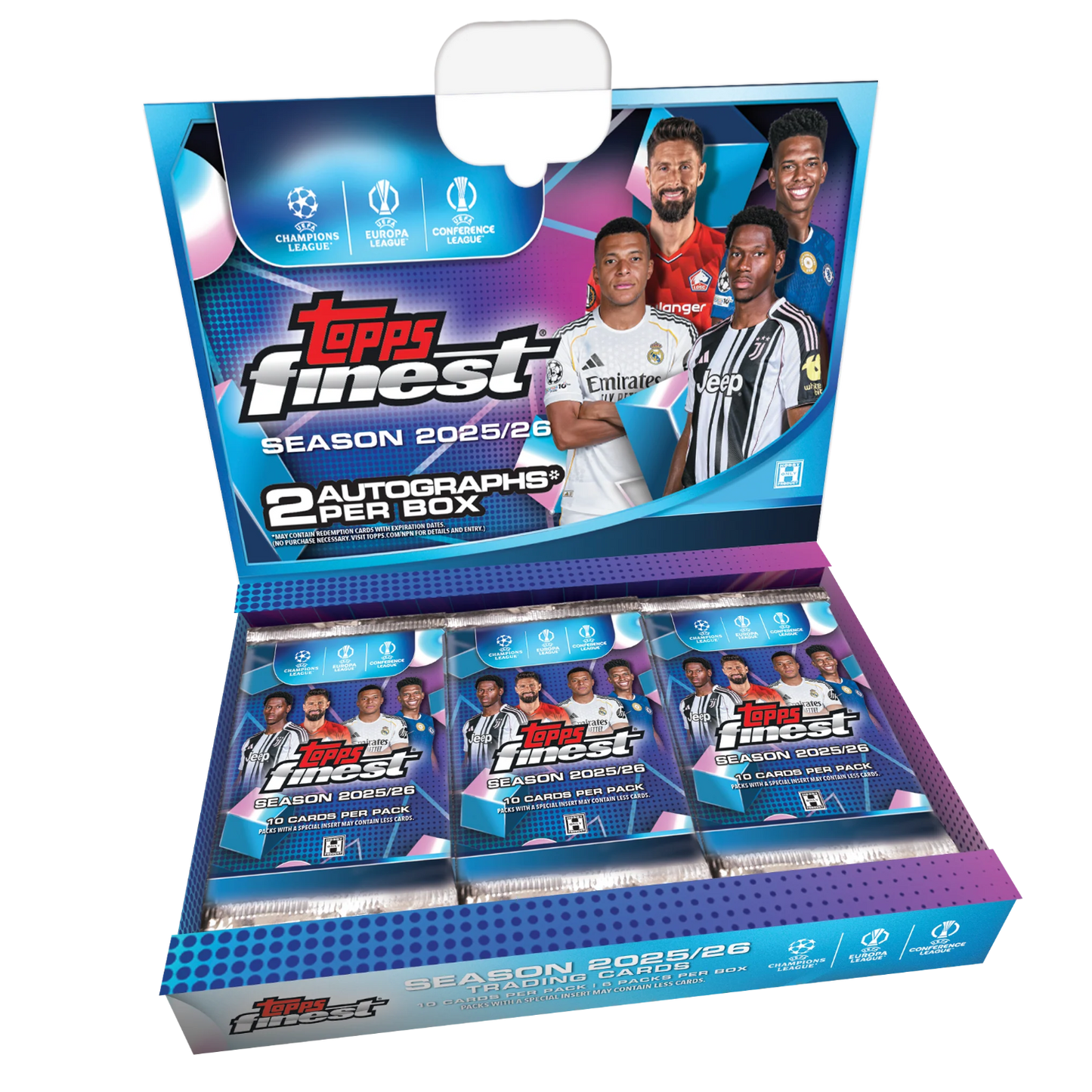 2025/26 Topps Finest UEFA Club Competitions Hobby Box