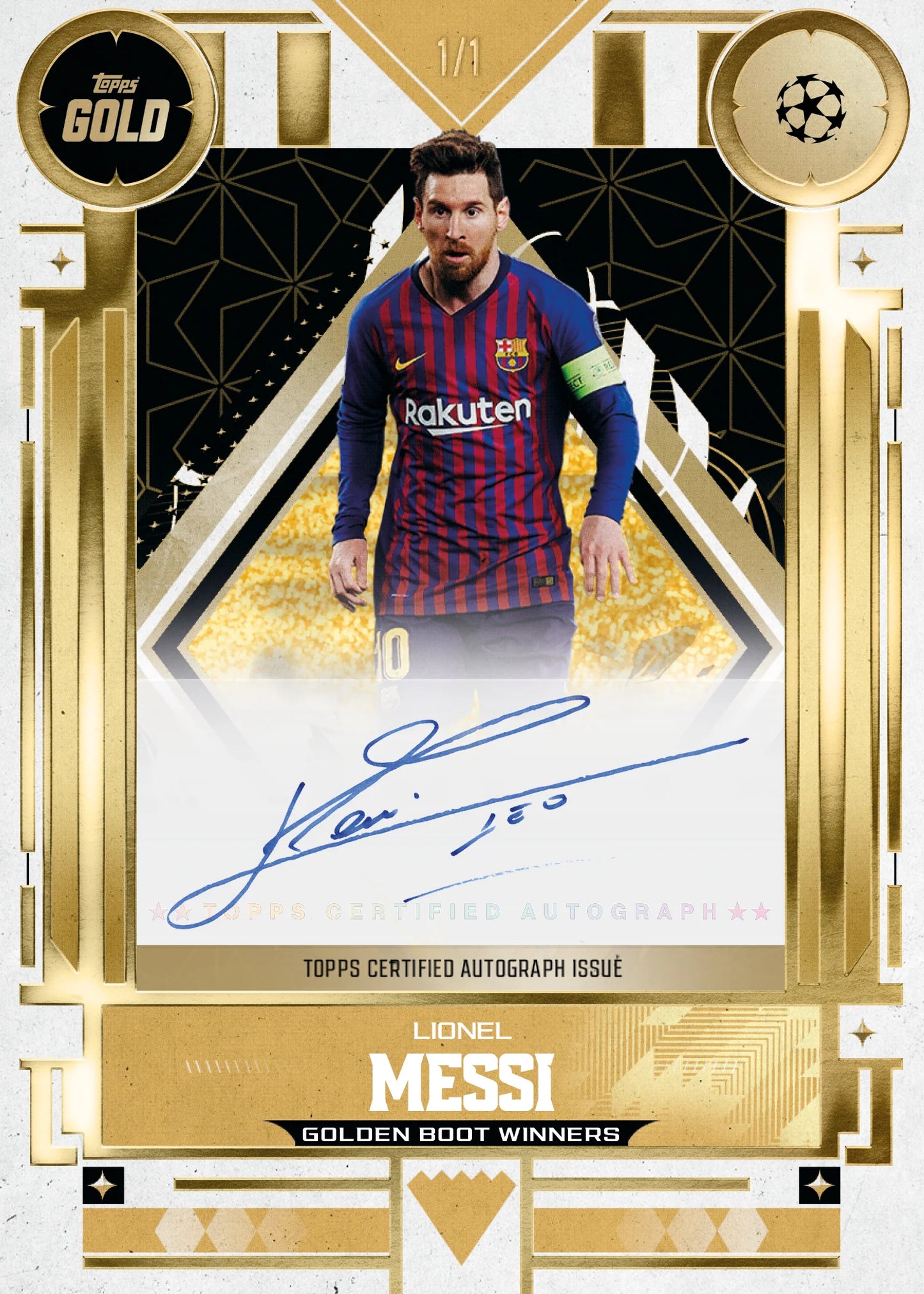 Topps UEFA Club Competitions 25/26 Gold