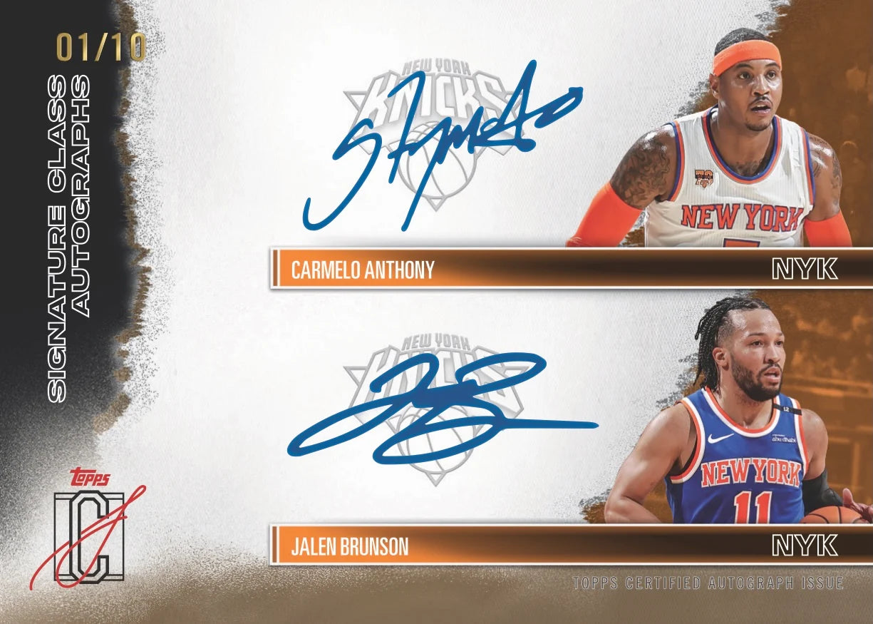 2025 Topps Signature Class Basketball Mega Box