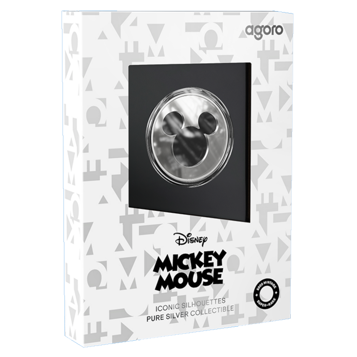 Agoro Disney Iconic Silhouettes Mickey Mouse 1/2 Unze Silber
