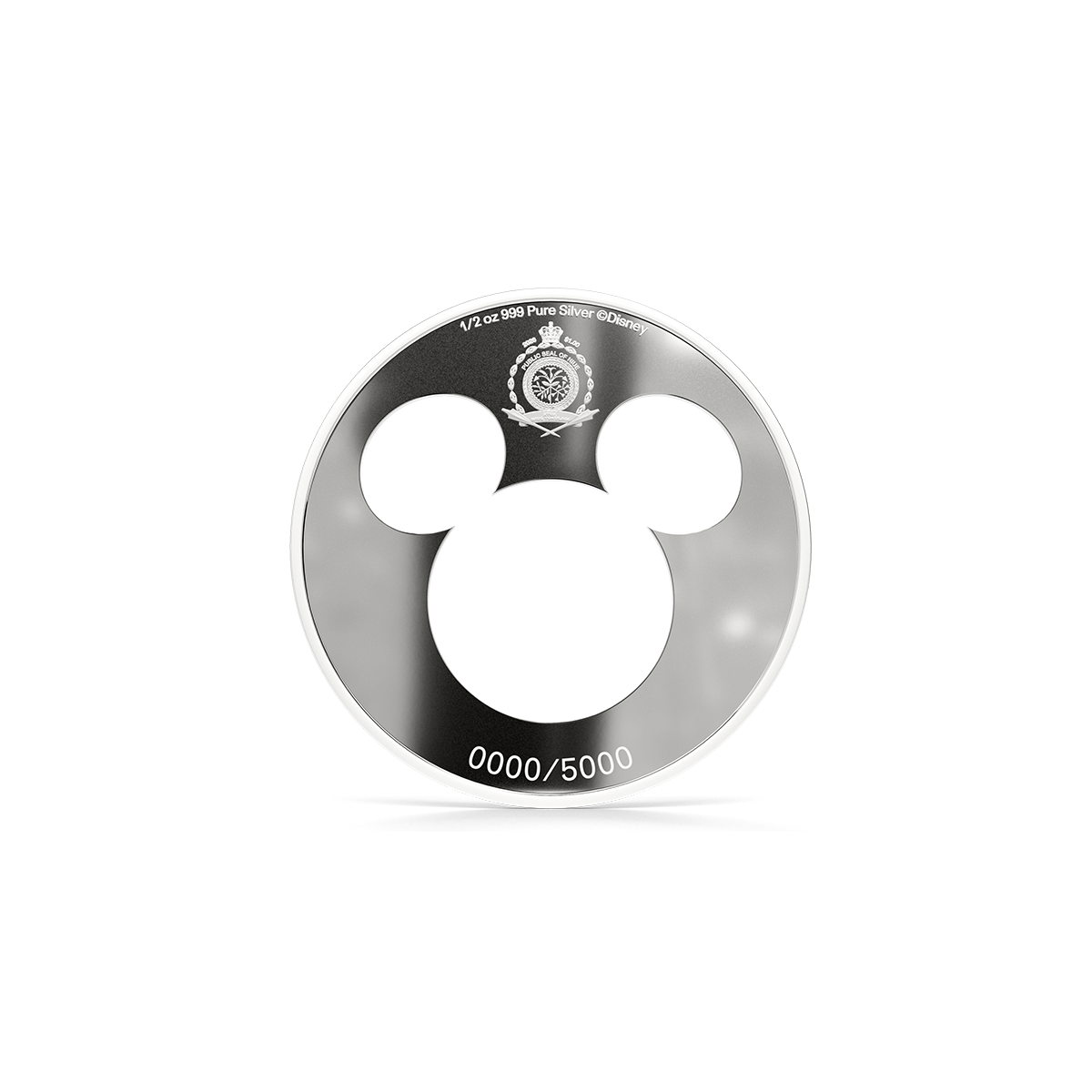 Agoro Disney Iconic Silhouettes Mickey Mouse 1/2 Unze Silber