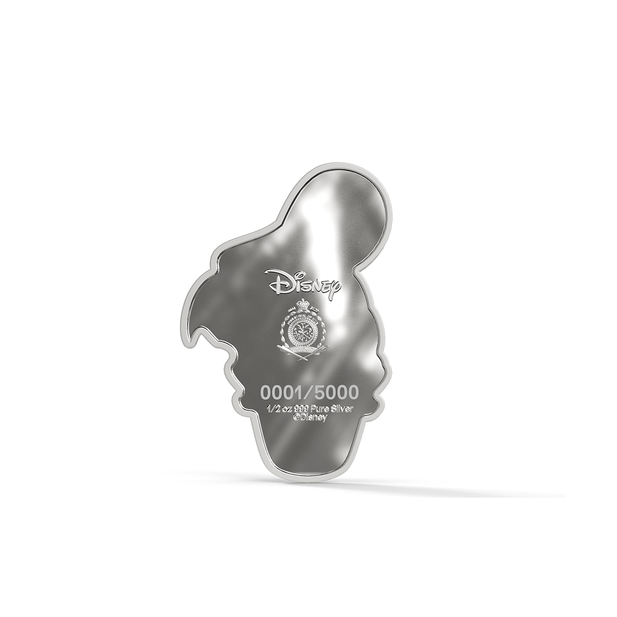 Agoro Disney Iconic Silhouettes Donald Duck 1/2 Unze Silber
