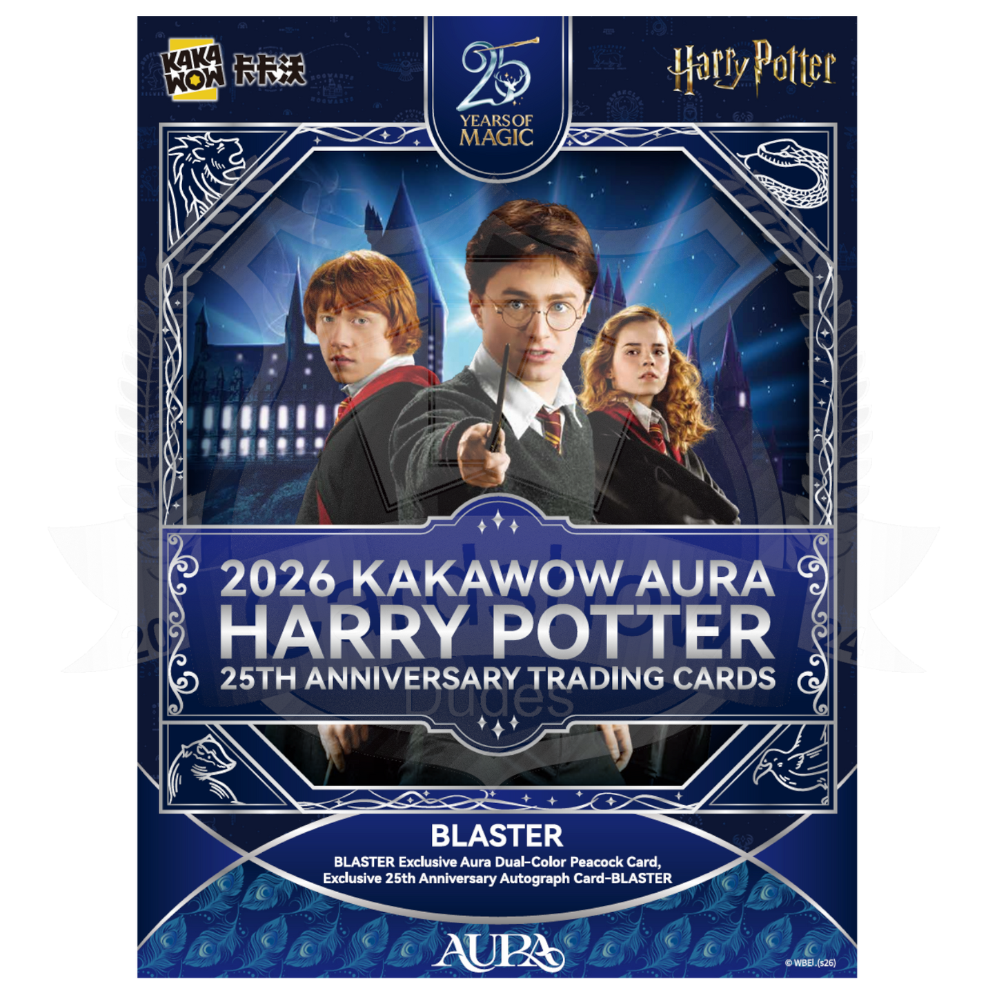 2026 Kakawow Aura Harry Potter 25th Anniversary Blaster Box