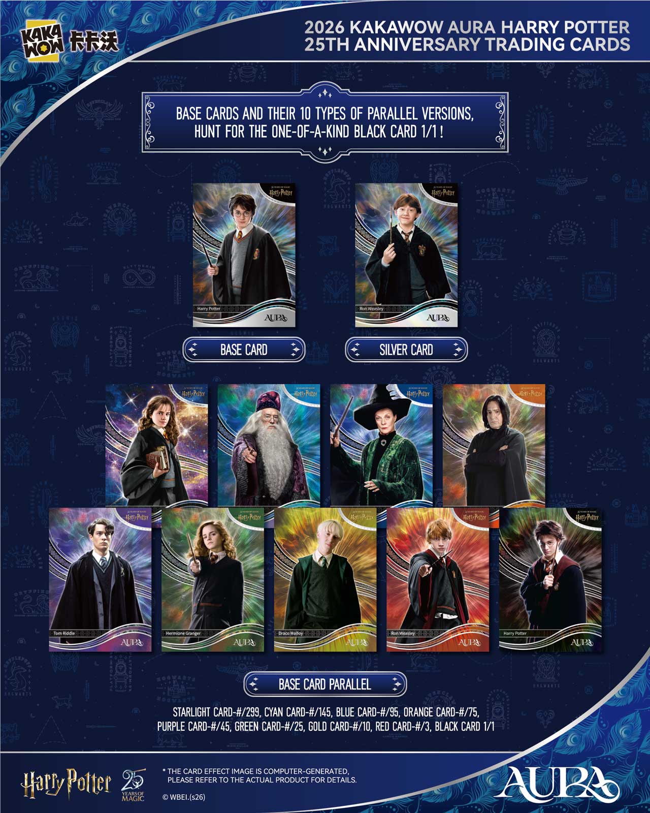 2026 Kakawow Aura Harry Potter 25th Anniversary Hobby Box