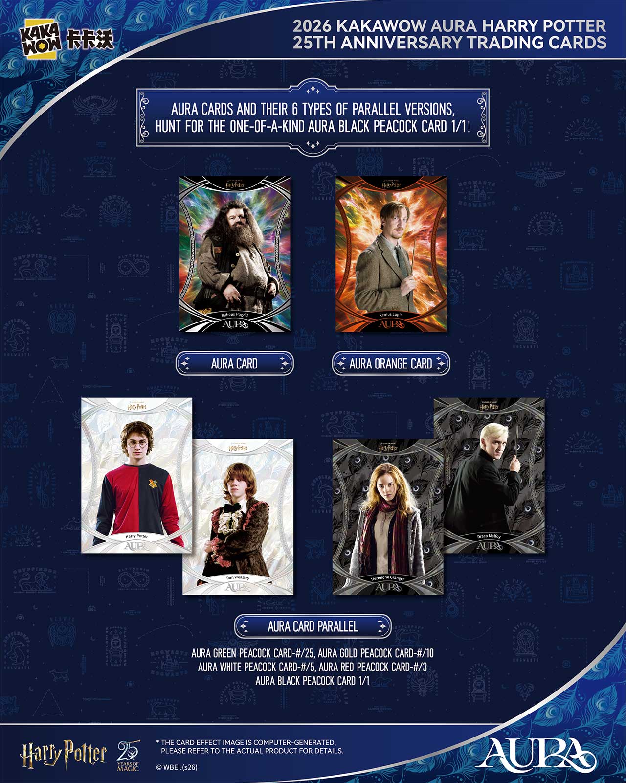 2026 Kakawow Aura Harry Potter 25th Anniversary Hobby Box