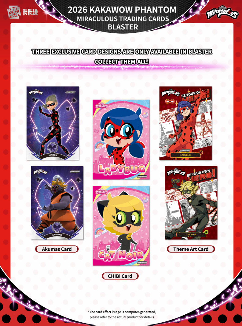 2026 Kakawow Phantom Miraculous Blaster Box