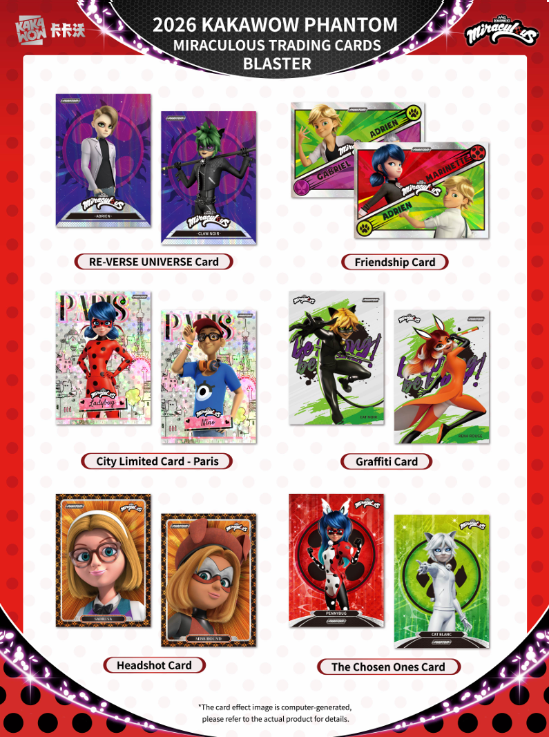 2026 Kakawow Phantom Miraculous Blaster Box