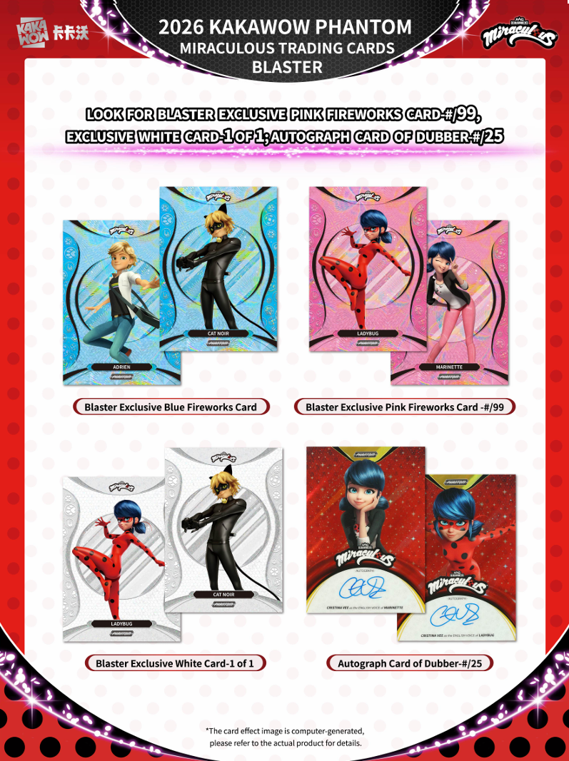 2026 Kakawow Phantom Miraculous Blaster Box