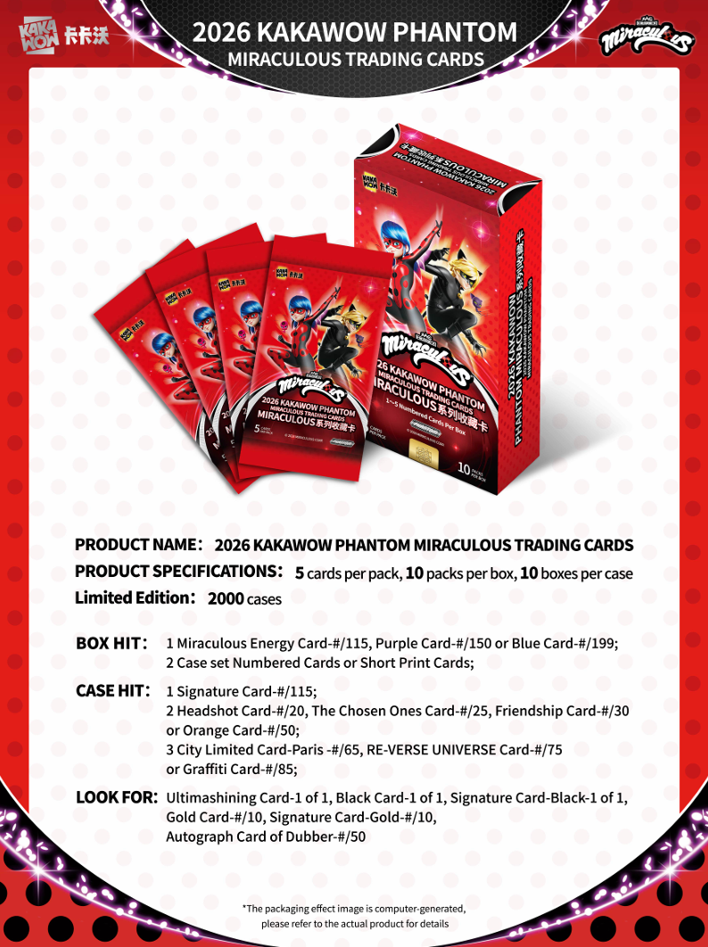 2026 Kakawow Phantom Miraculous Hobby Box