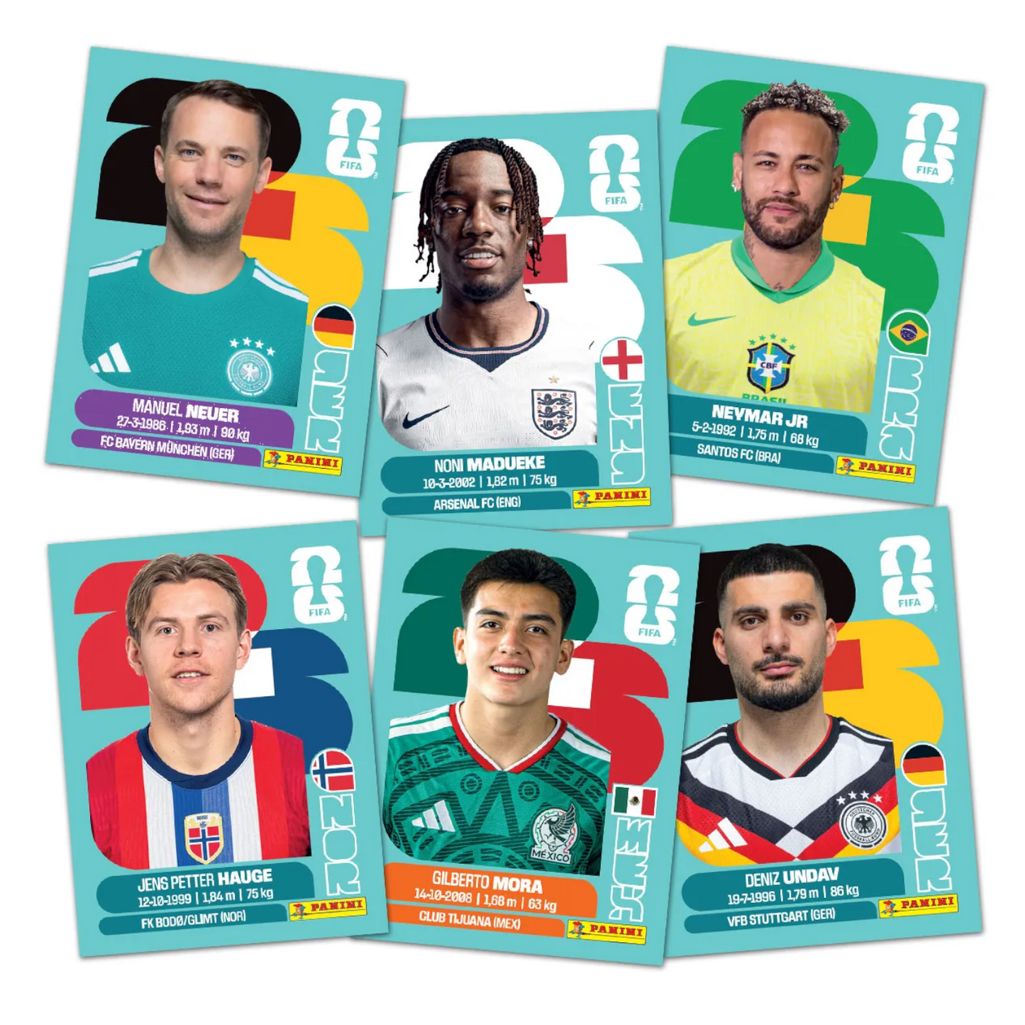 2026 Panini FIFA World Cup Sticker UPDATE SET