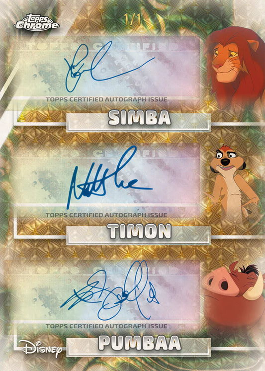 2026 Topps Chrome Disney Hobby Box