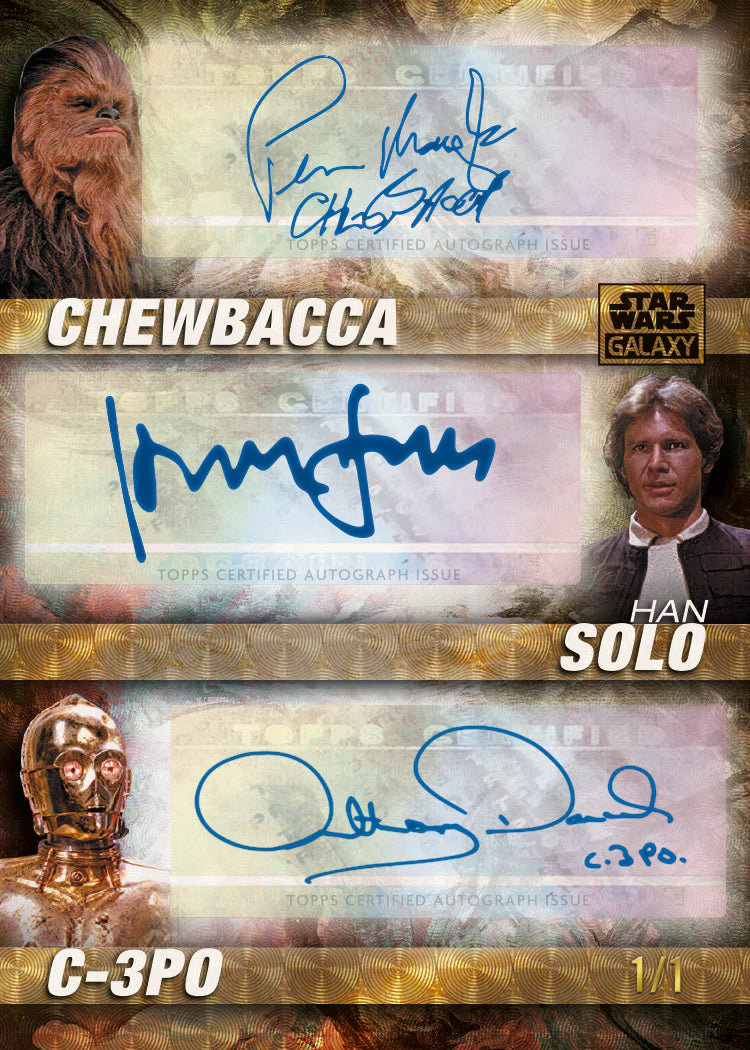2025 Topps Star Wars Chrome Galaxy Hobby Box
