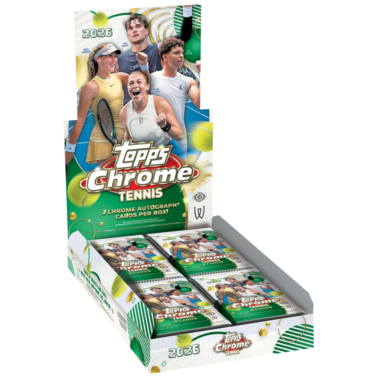 2026 Topps Chrome Tennis Hobby Box