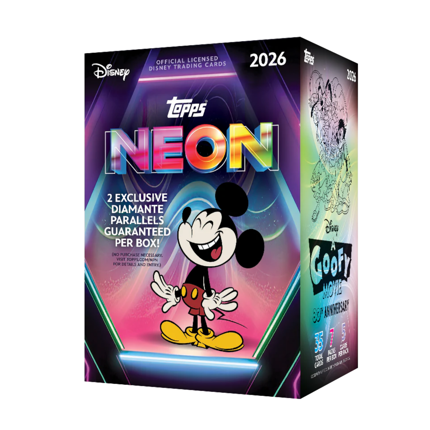 2026 Topps Disney Neon Value Box