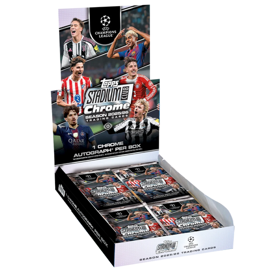 2025/26 Topps Stadium Club Chrome UCL Hobby Box