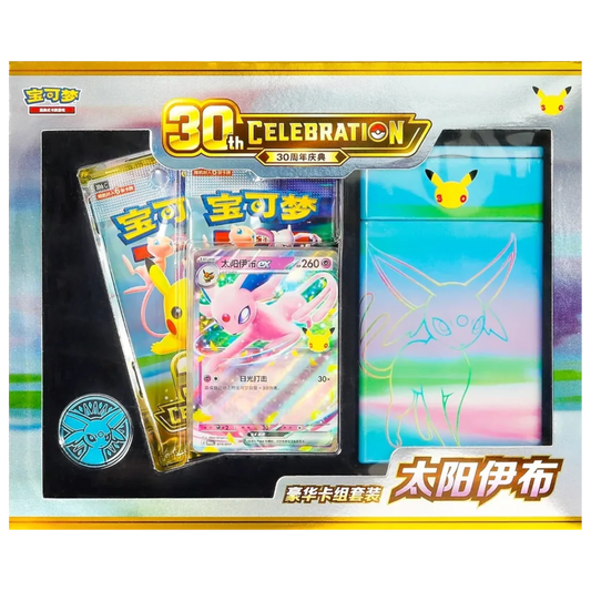 Pokémon 30th Celebration Espeon Deluxe Deck Set (CH)