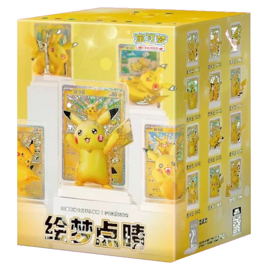 Pokémon Chinese Dream Painting 30th Celebration Pikachu Figure Set Blind Box (CH)