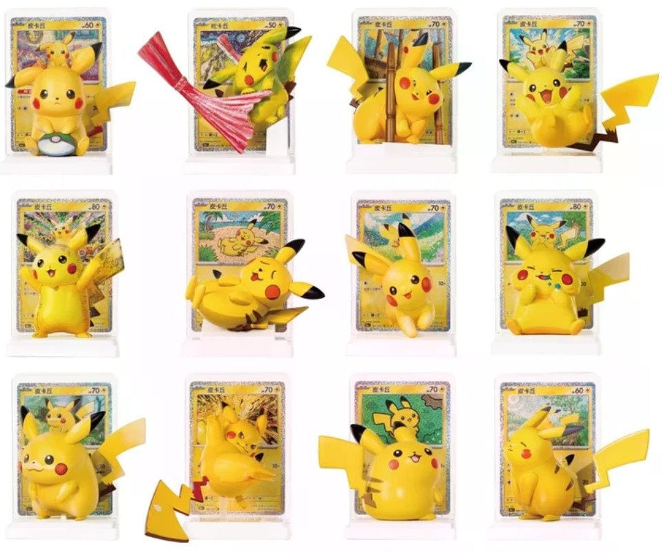 Pokémon Chinese Dream Painting 30th Celebration Pikachu Figure Set Blind Box (CH)